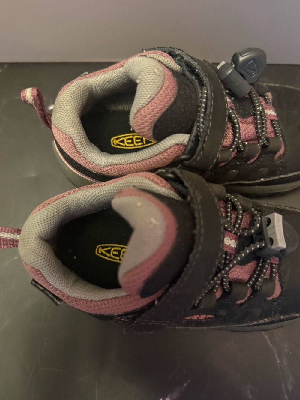 Keen Kids Black and Pink Trail Targhee waterproof boot - Picture 4 of 6